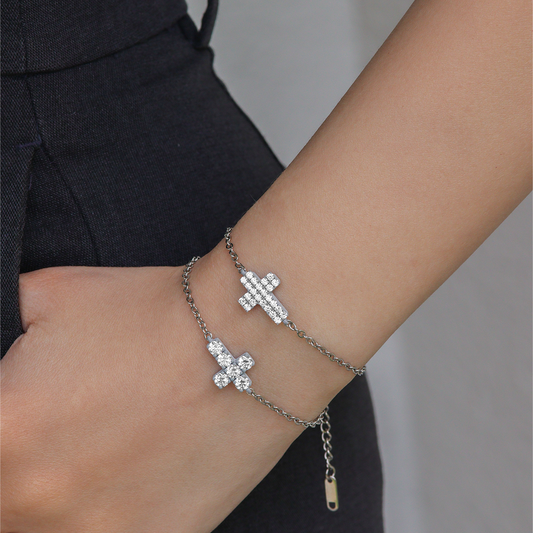 Fine-Cross Armband