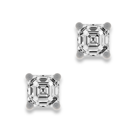 Asscher Ohrstecker Large