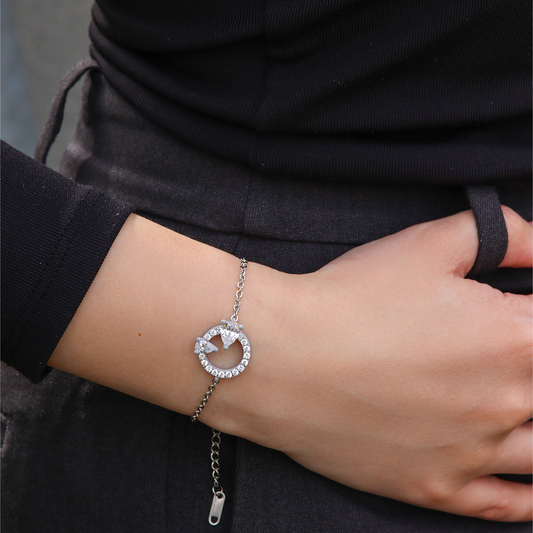 Pear-Circle Armband