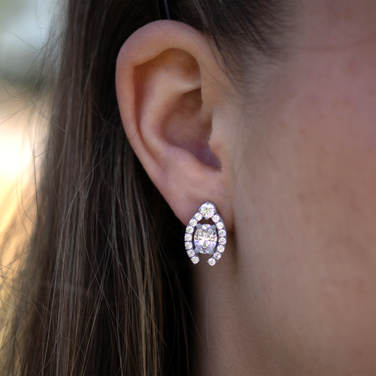 Royal Oval Ohrstecker